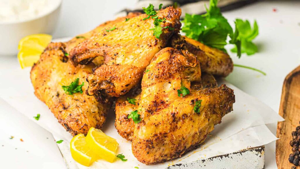 Crispy Easy Air Fryer Chicken Wings With Italian Seasoning cook fast in the air fryer with crisp skin and balanced seasoning. This air fryer recipe finishes in under 20 minutes, replacing wing takeout easily. The air fryer keeps the wings evenly cooked with little effort. They land on the plate ready to serve without extra sauces or sides.